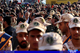 تشییع پیکر شهدای 8 سال دفاع مقدس در شیراز