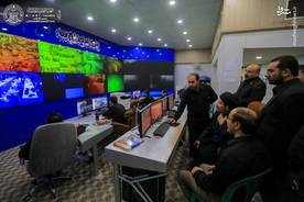 اتاق مانیتورینگ حرم امام علی