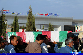 ورود پیکر شهدای گمنام به شیراز