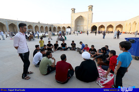 مراسم اعتکاف در شیراز