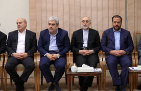 دیدار رئیس‌جمهور و اعضای هیأت دولت با رهبر معظم انقلاب