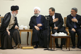 دیدار رئیس‌جمهور و اعضای هیأت دولت با رهبر معظم انقلاب