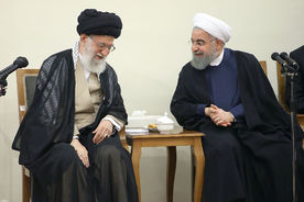 دیدار رئیس‌جمهور و اعضای هیأت دولت با رهبر معظم انقلاب