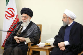 دیدار رئیس‌جمهور و اعضای هیأت دولت با رهبر معظم انقلاب
