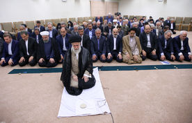دیدار رئیس‌جمهور و اعضای هیأت دولت با رهبر معظم انقلاب