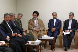 دیدار رئیس‌جمهور و اعضای هیأت دولت با رهبر معظم انقلاب