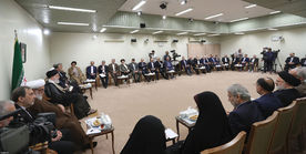 دیدار رئیس‌جمهور و اعضای هیأت دولت با رهبر معظم انقلاب