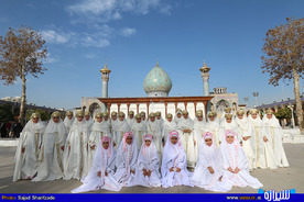 جشن تکلیف دختران در شاهچراغ 