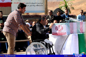 تشییع دو شهید گمنام در دانشگاه پیام نور 