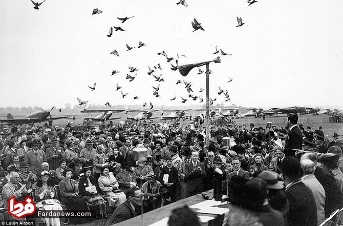  مراسم افتتاح رسمی فرودگاه لوتون در 16 جولای 1938 
