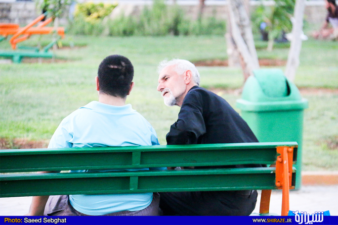 در این سن و.سال هم از فرزند دلبندش پرستاری میکرد