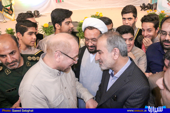 قالیباف و قادری نماینده سابق شیراز در مجلس