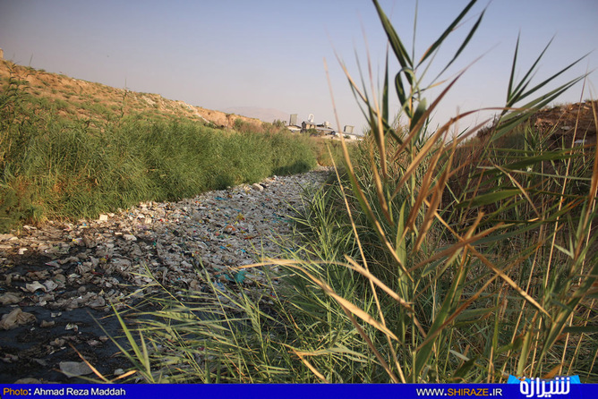 مسیر راه اب به سمت کمربندی سلطان آباد شیراز 