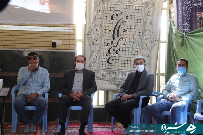 حضور اعضاهای شورای اسلامی روستاهای اطراف در مسجد روستای « ایور » منطقه سیاخ دارنگون 