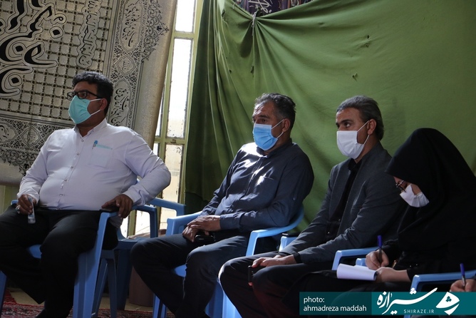 حضور اعضاهای شورای اسلامی روستاهای اطراف در مسجد روستای « ایور » منطقه سیاخ دارنگون 