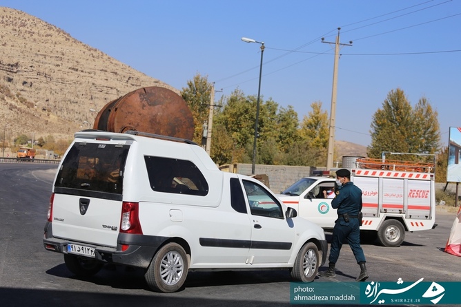 پلیس راه شیراز - کازرون 