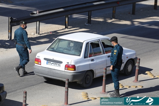 پلیس راه شیراز - کازرون 