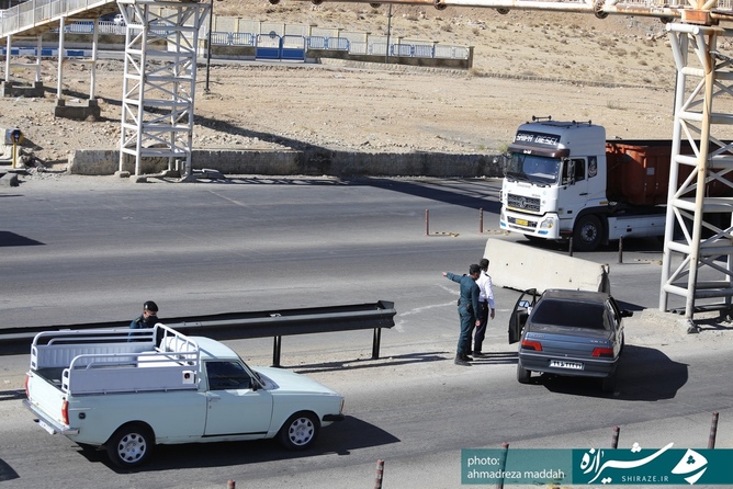 پلیس راه شیراز - کازرون 