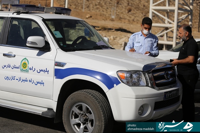 پلیس راه شیراز - کازرون 