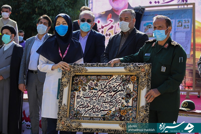 مراسم تجلیل و رونمایی از تمبر یادبود روز پرستار در بیمارستان نمازی شیراز 