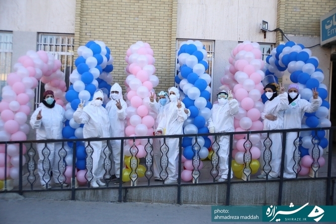 جشن روز پرستار در بیمارستان حضرت علی اصغر(ع) 
