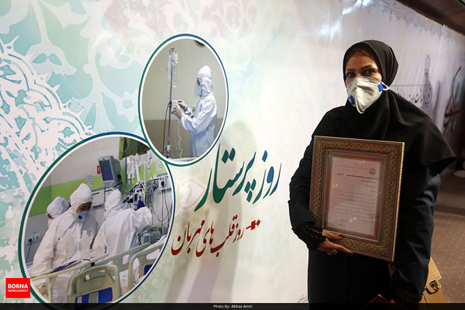 مراسم تقدیر از پرستاران نمونه کشوری در استان فارس/ عکاس: عباس امیری
خبرگزاری برنا