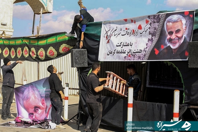 کرمان/یک روز قبل از تشییع پیکر مطهر سردارشهیدحاج قاسم سلیمانی 