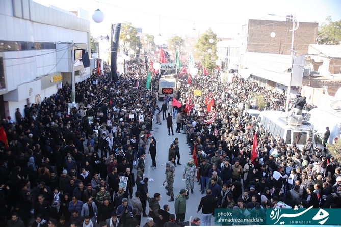 کرمان/ مراسم تشییع با شکوه سردار شهید حاج قاسم سلیمانی