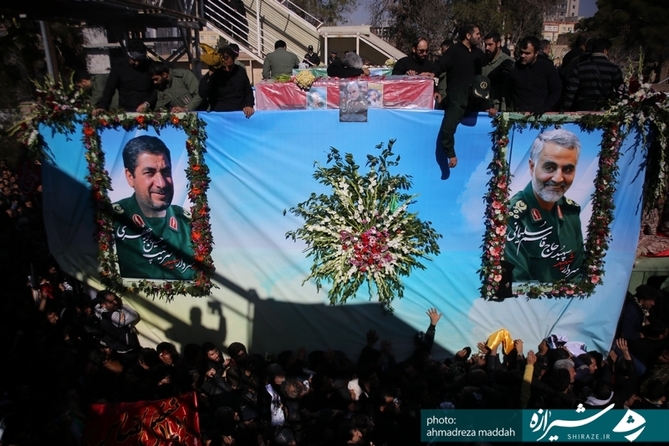کرمان/ مراسم تشییع با شکوه سردار شهید حاج قاسم سلیمانی