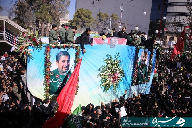 کرمان/ مراسم تشییع با شکوه سردار شهید حاج قاسم سلیمانی