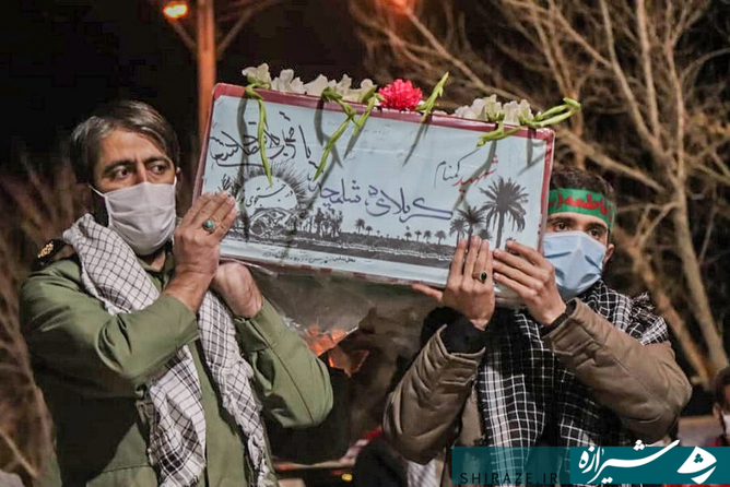  وداع با شهید گمنام در مسجد جامع آباده 