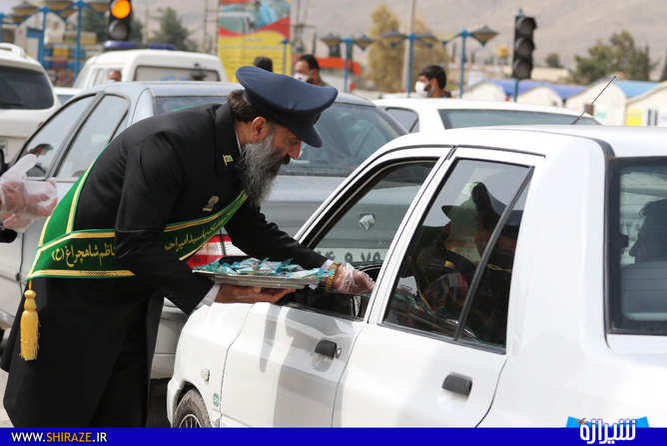 مسدودی شهر شیراز (عکس : احمدرضا مداح)