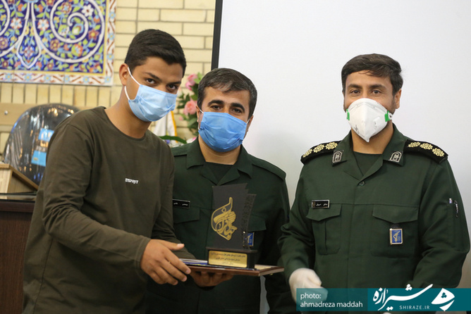 آئین تقدیر از جهادگران بسیجی حوزه دو امام حسن مجتبی(ع)«عکس: احمدرضا مداح»