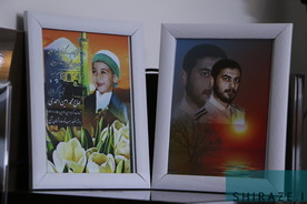 شهید محمد امین احمدی نوه خواهر شهید هست
