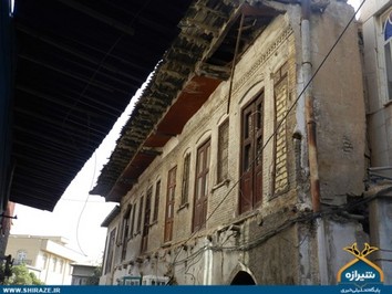 نمای خانه قدیمی کوچه زغالی ها