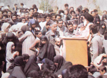 شهید دستغیب در بازدید از سیرجان