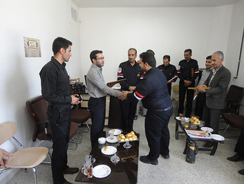 تجلیل از آتش نشانان پاسارگاد  