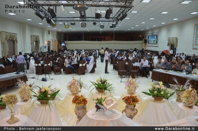 برگزاری مراسم جشن ازدواج 150 زوج جوان در جنت شهر داراب
