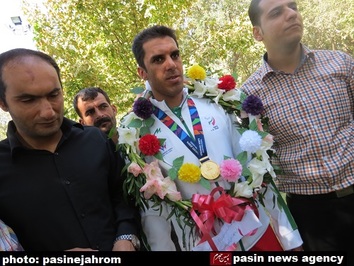 استقبال از قهرمان گلبالیست اینچئون در جهرم