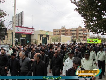پیاده روی کاروان میثاق با امام حسین علیه السلام در مرودشت