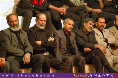 پیشکسوتان حسینی در آباده به استقبال محرم رفتند