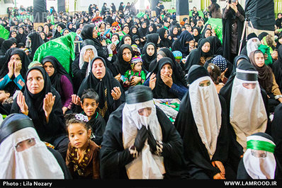همایش شیرخوارگان حسینی در لامرد
