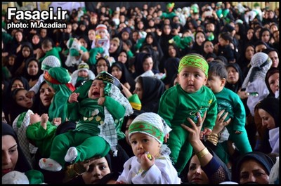 همایش شیرخووارگان حسینی در فسا