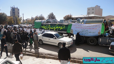 استقبال از گنبد و گلدسته حرم سید نورالدین غازی علوی شهر اردکان