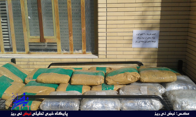 کشف 200 کیلوگرم تریاک توسط سپاه نی ریز