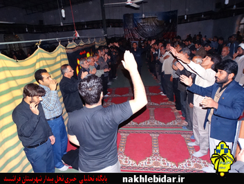 عزاداری فراشبندیها در شب شهادت پدر امام زمان (عج)