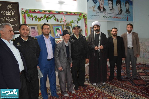 تجدید میثاق مسئولین خرم بیدی با خانواده شهدا