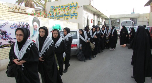 اعزام دانش آموزان سروستانی به مناطق عملیاتی جنوب کشور