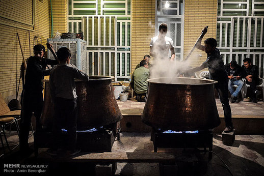 پخت نهایی سمنو