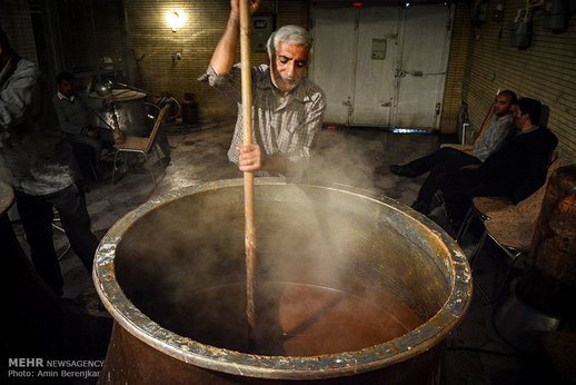 پخت نهایی سمنو